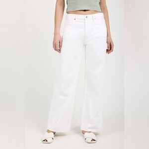 Citizens of Humanity Annina White Wide Leg Jeans Size 30 High Rise 30” Inseam
